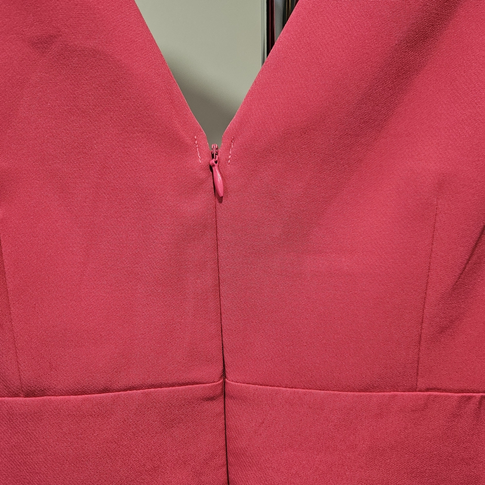 Endless Rose Hot Pink Deep V-Neck Mini Party Dress With Cutout Womens Size M - Picture 5 of 7